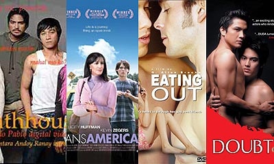 Bathhouse, TransAmerica, Eating Out, Doubt/Duda