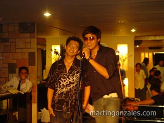 Me with Ayan on stage