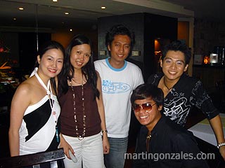 L-R: Jane, Ace, Vench, Ayan, Me