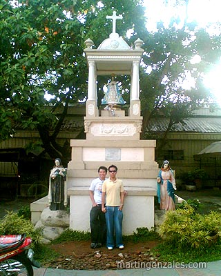 Franciz and I at Antipolo Church
