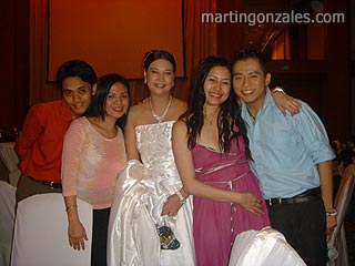 L-R: Khel, Yssah, Cathy (Bride), Jane, Me