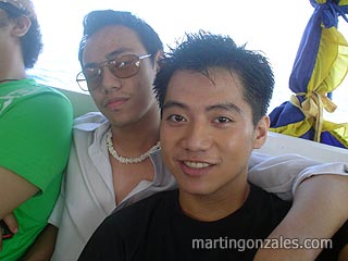 Bored on board! (Marz Bro and I)