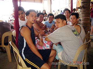 My Friends and I having breakfast