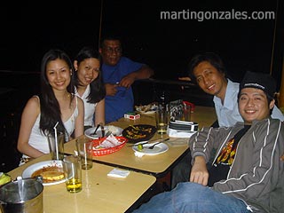 L-R: Jane, Ace, Jonard, Vench, Me