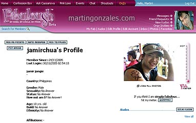 jamirchua account on Fabuloush.com